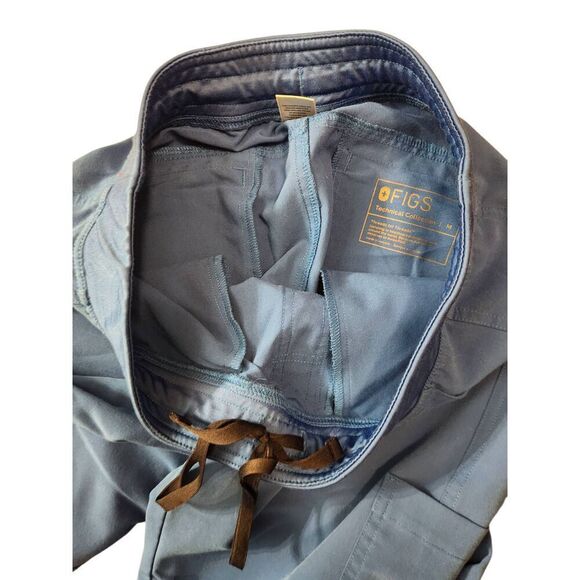 Figs Mens scrub Pants size medium drawstring Blue pockets style# T2001 - Picture 11 of 12